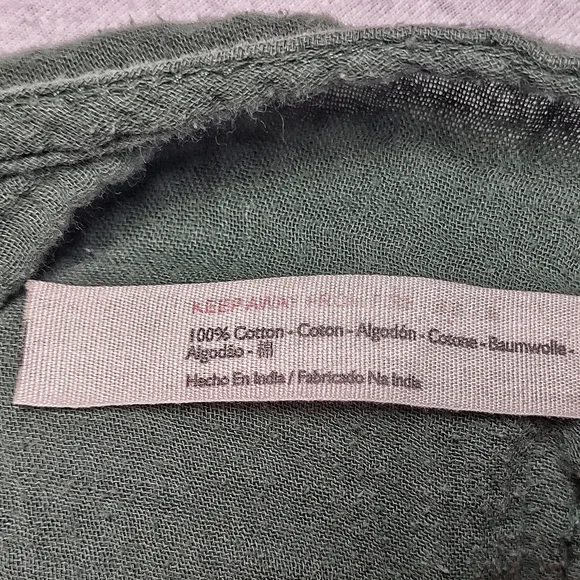 Free People OLIVE Womens Amy Romper Overalls Endless Summer 100% Cotton| Medium - Picture 10 of 10